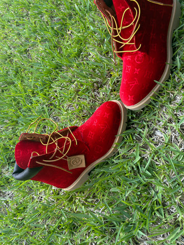 Velvet candy apple timberlands