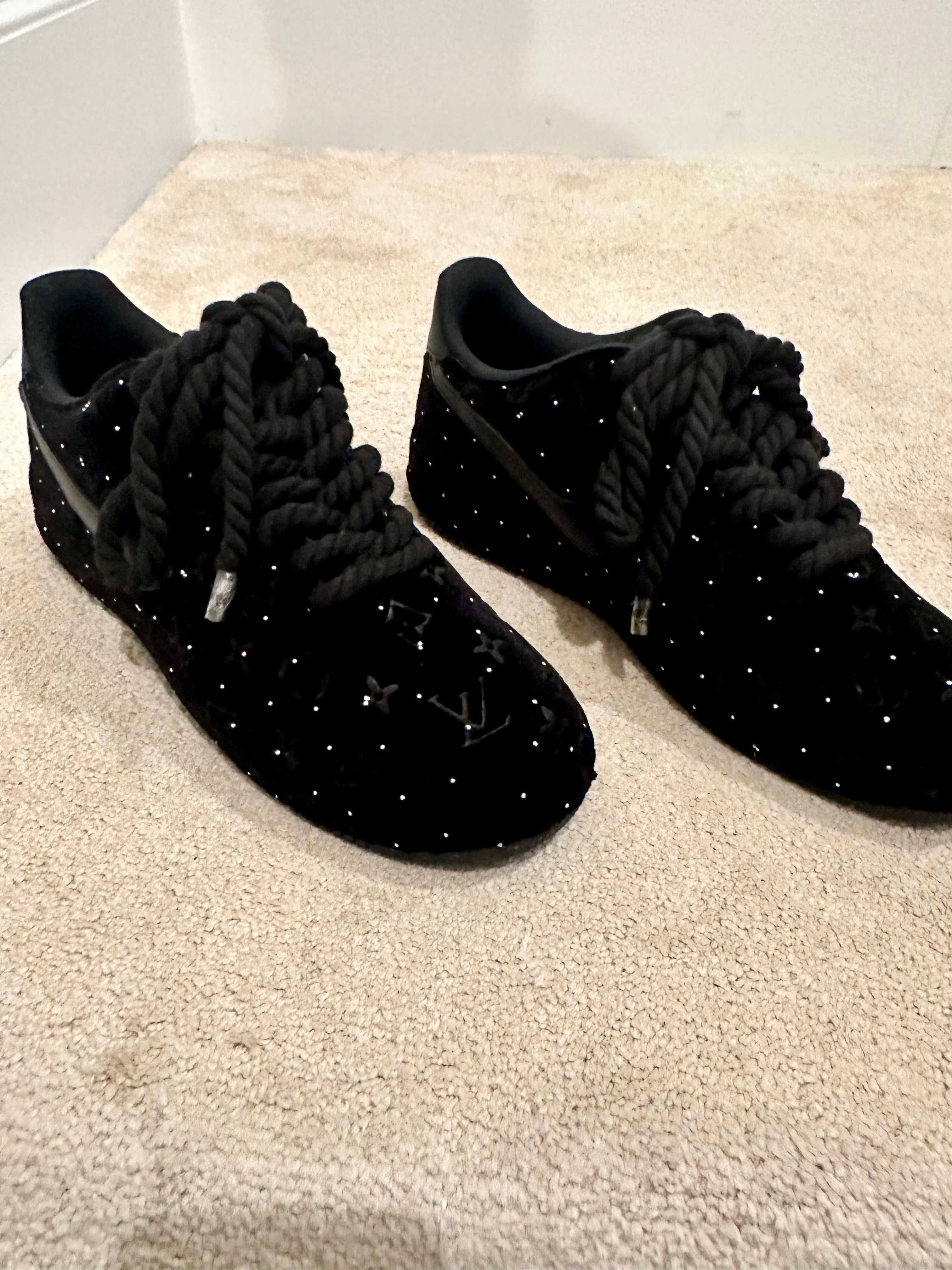 Rhinestone velvet af1