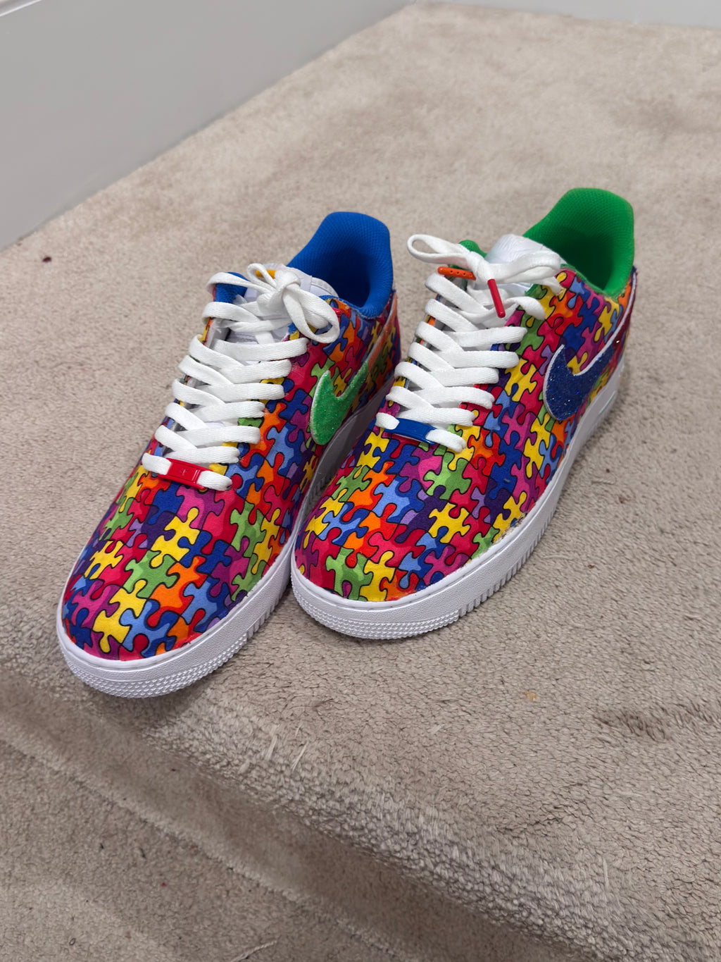 Autism Awareness Glitter Custom AF1
