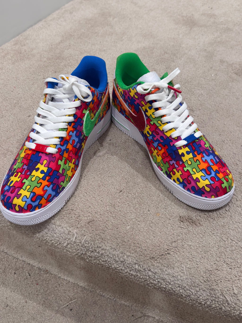 Autism Awareness Glitter Custom AF1