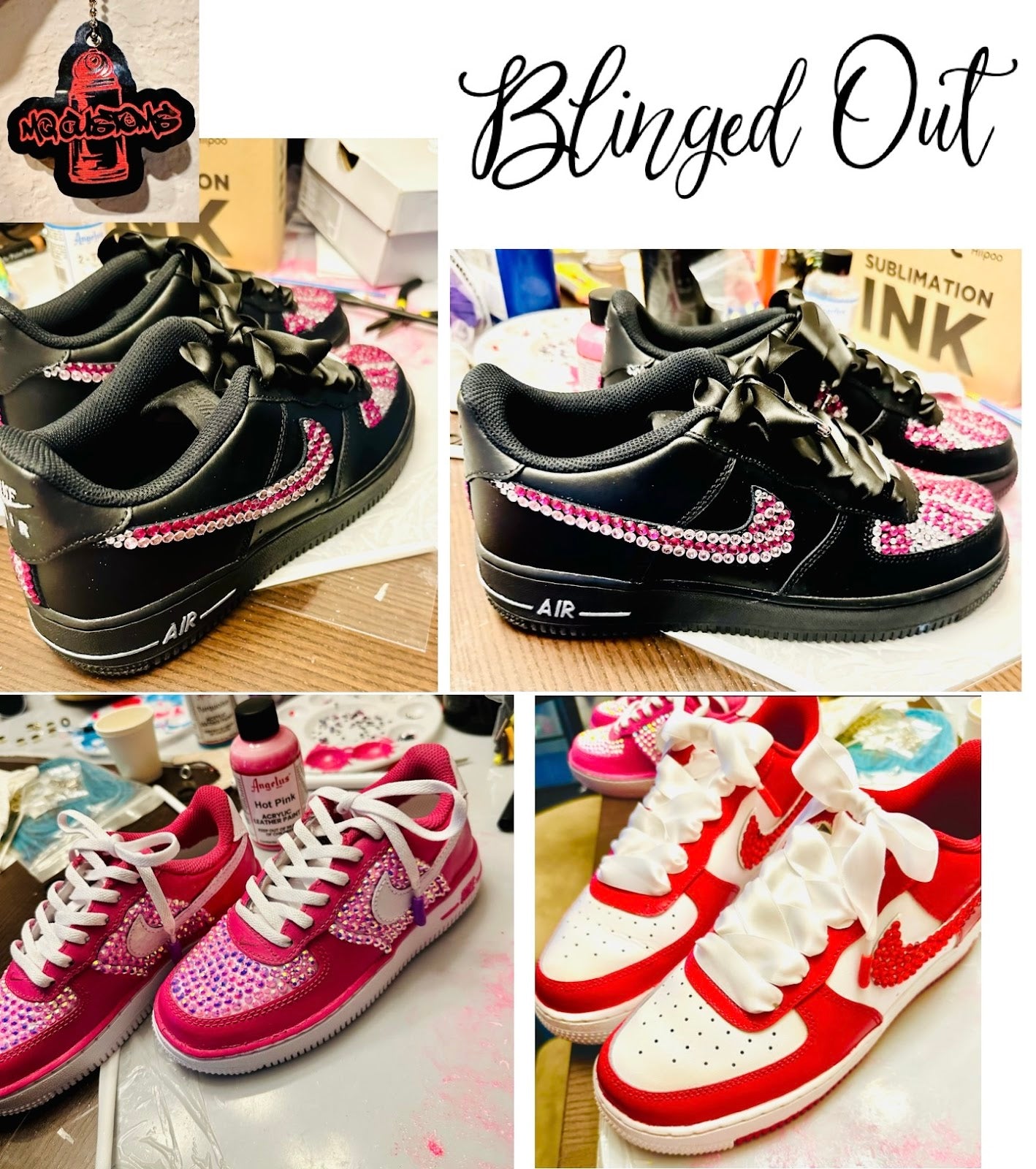Rhinestone AF-1 - MQ Customs