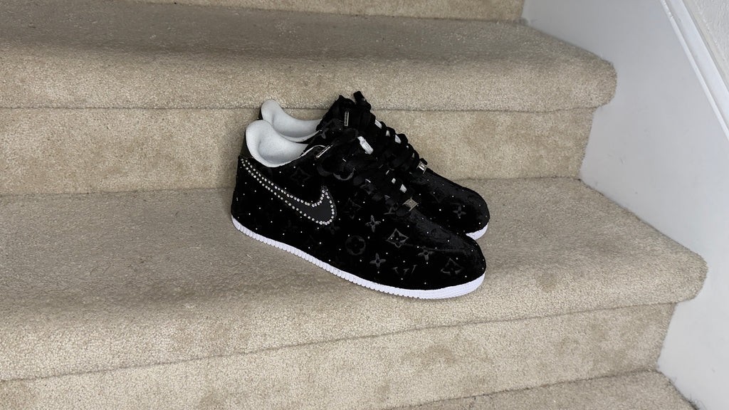 (Black Rhinestone lv  AF1