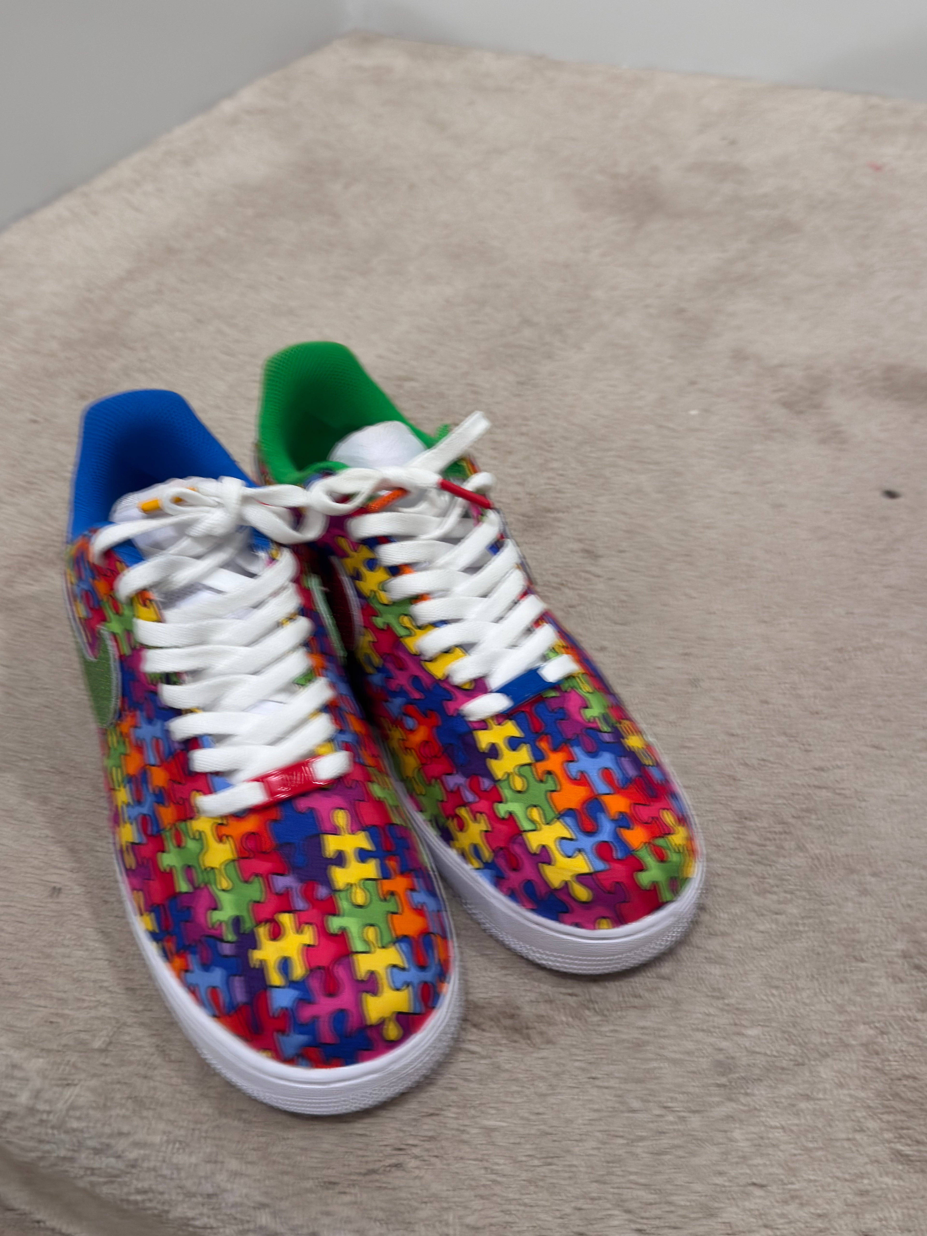 Autism Awareness Glitter Custom AF1