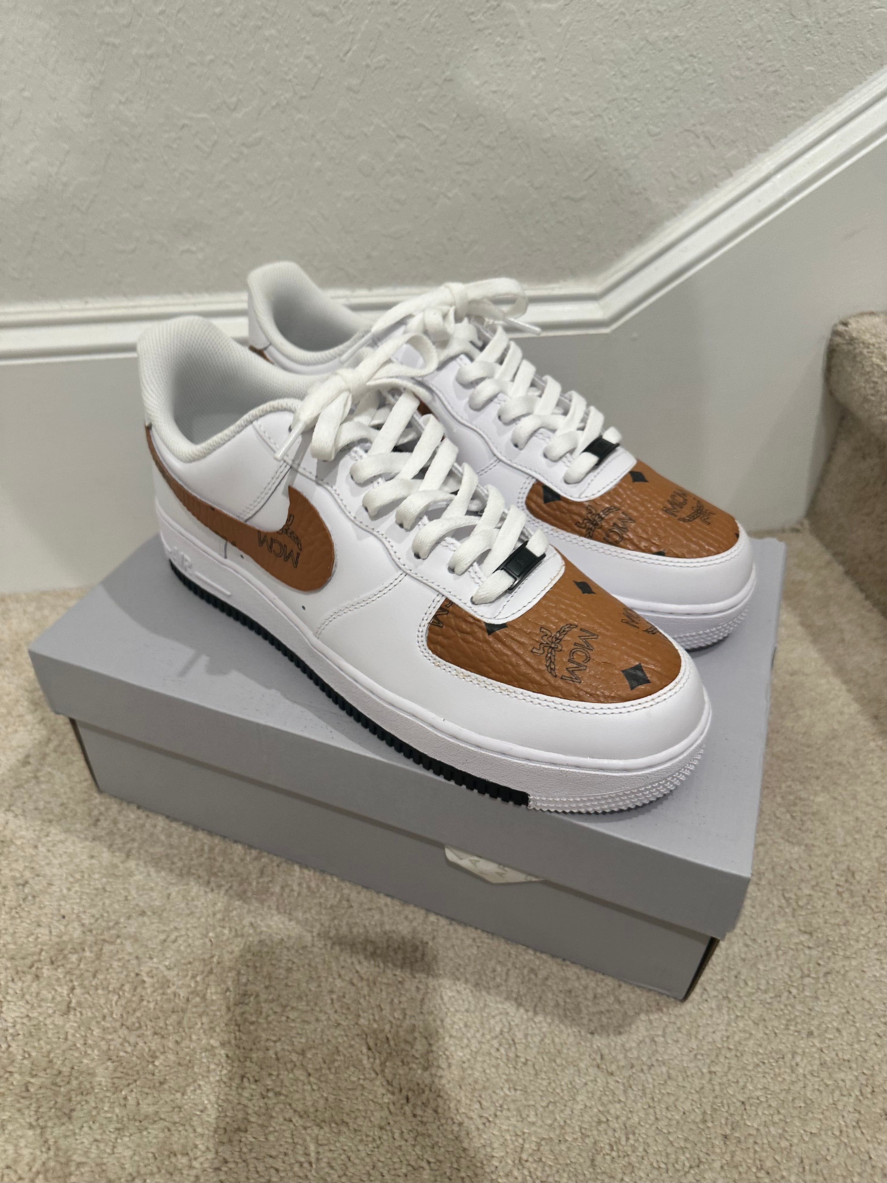 custom mcm air force 1