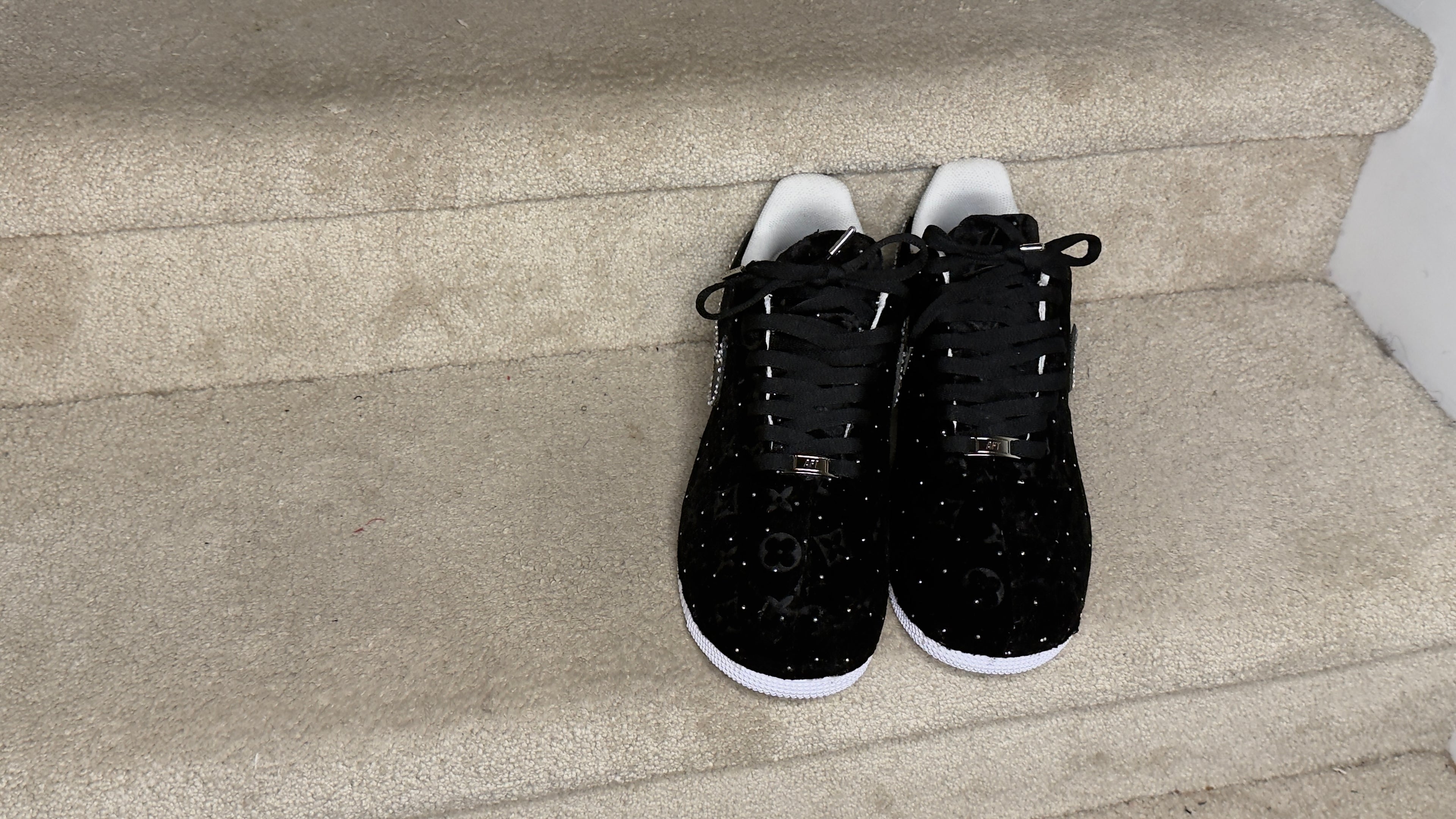 (Black Rhinestone lv  AF1