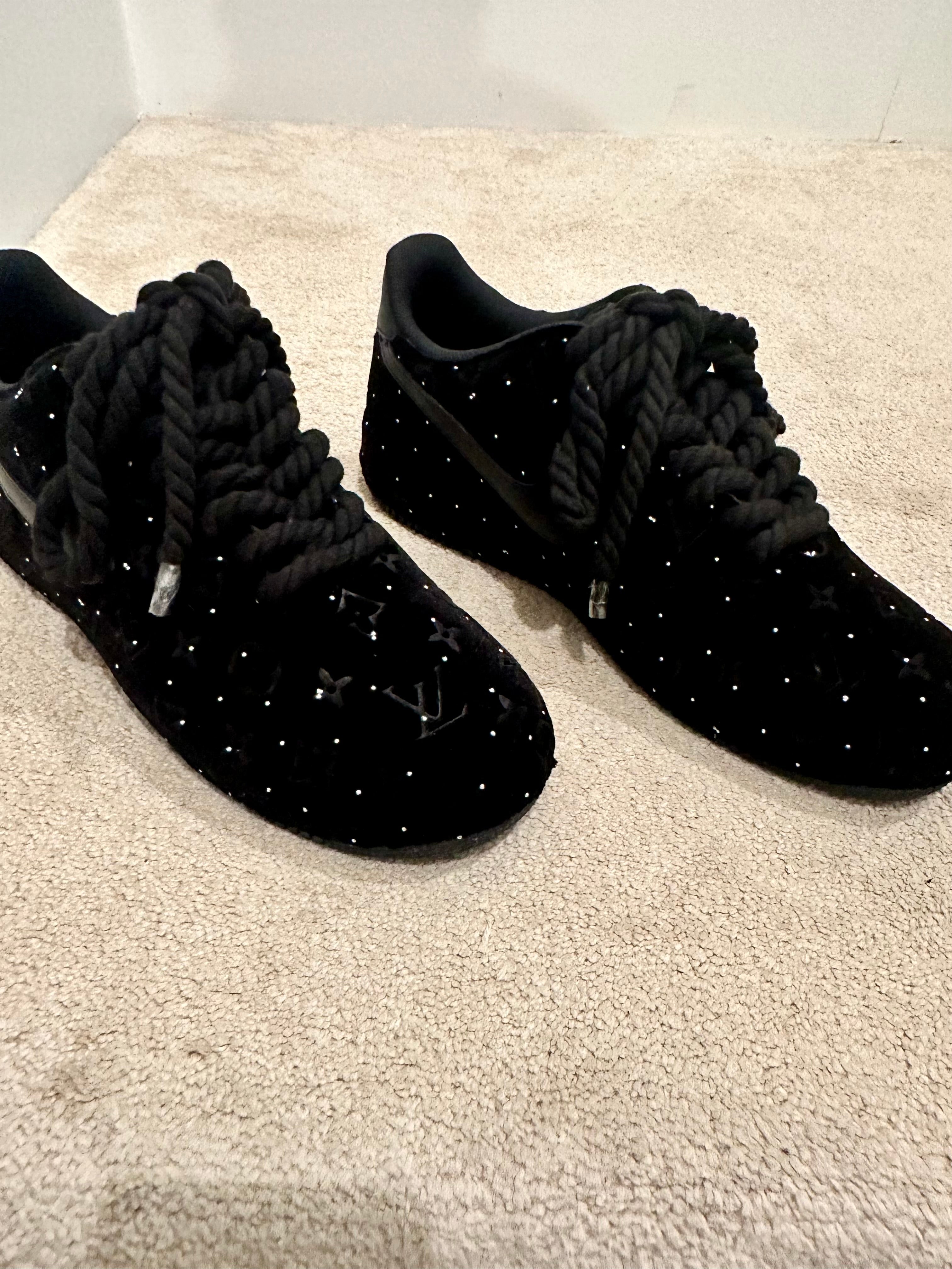 Rhinestone velvet af1