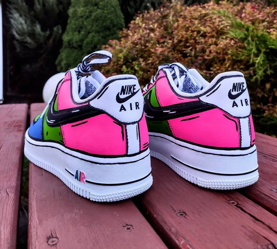 Nike Air Force 1 Custom Low Cartoon - MQ Customs