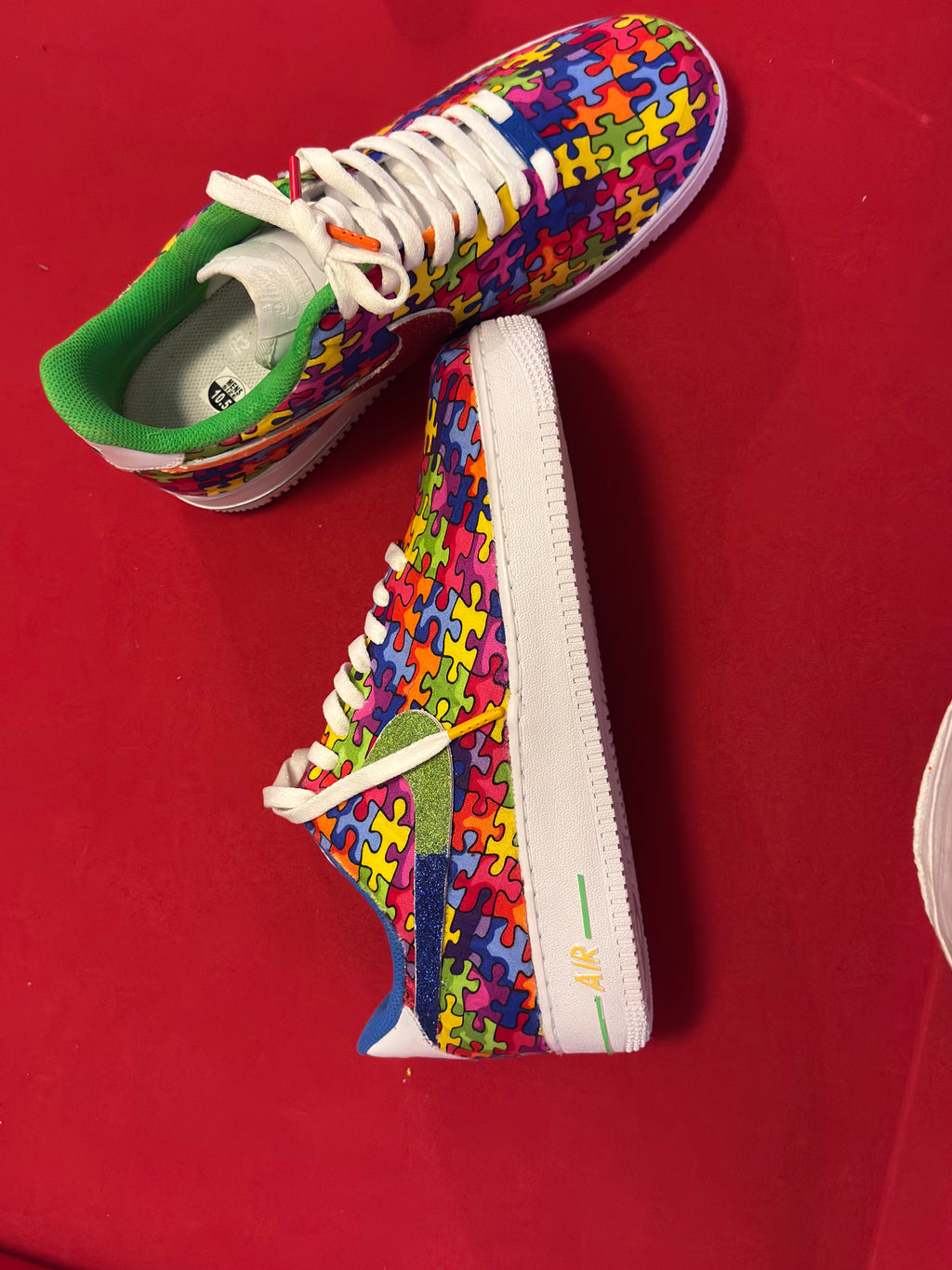 Autism Awareness Glitter Custom AF1