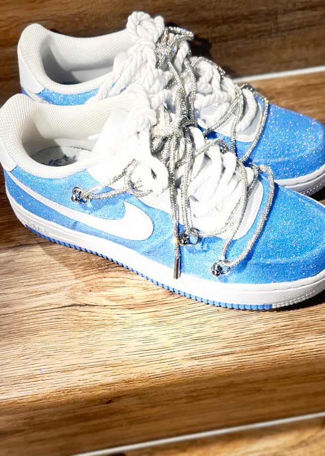 CUSTOM BABY BLUE GLITTER