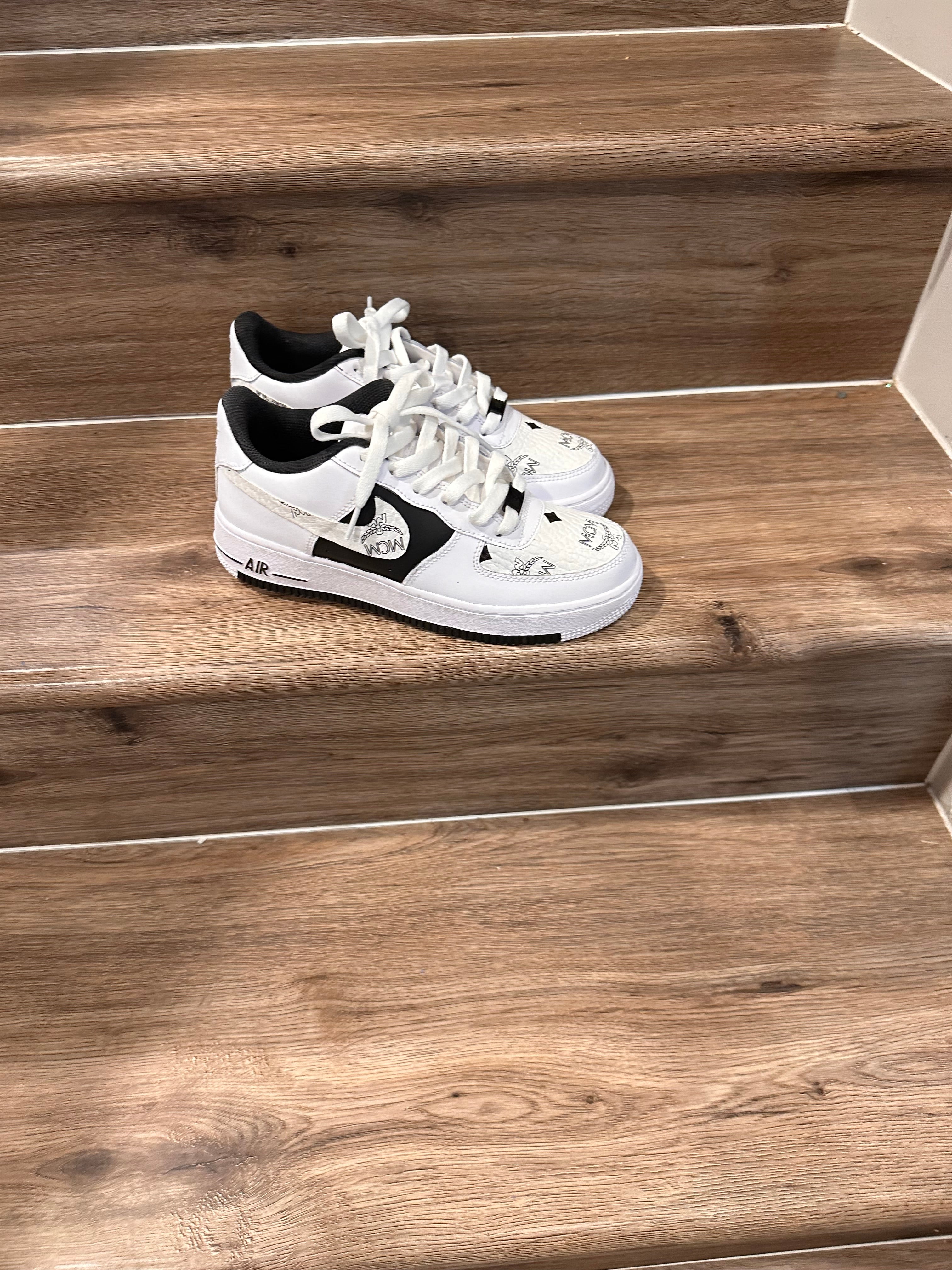 Black & White  AF1 M - MQ Customs