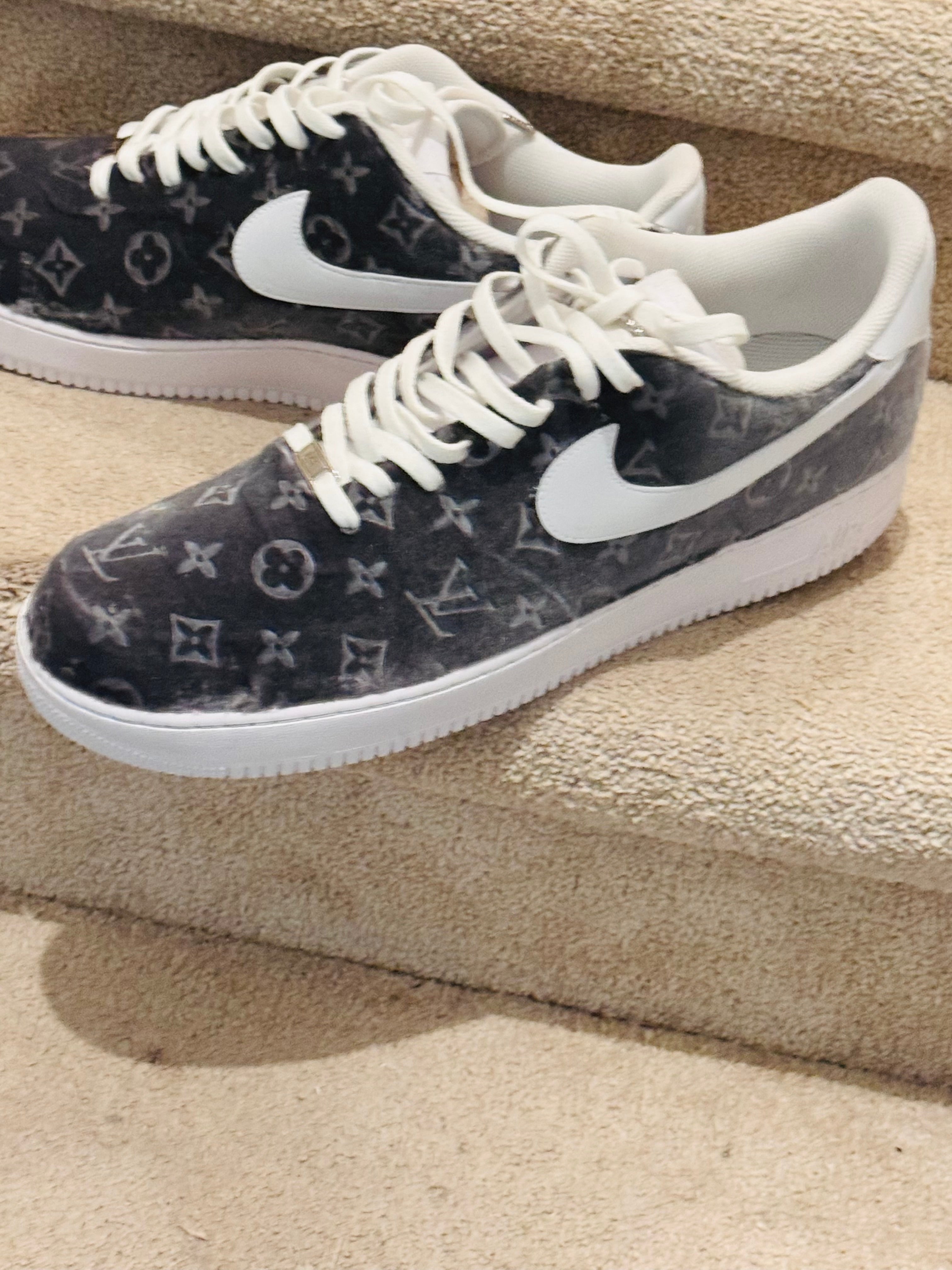 Grey Velvet AF1