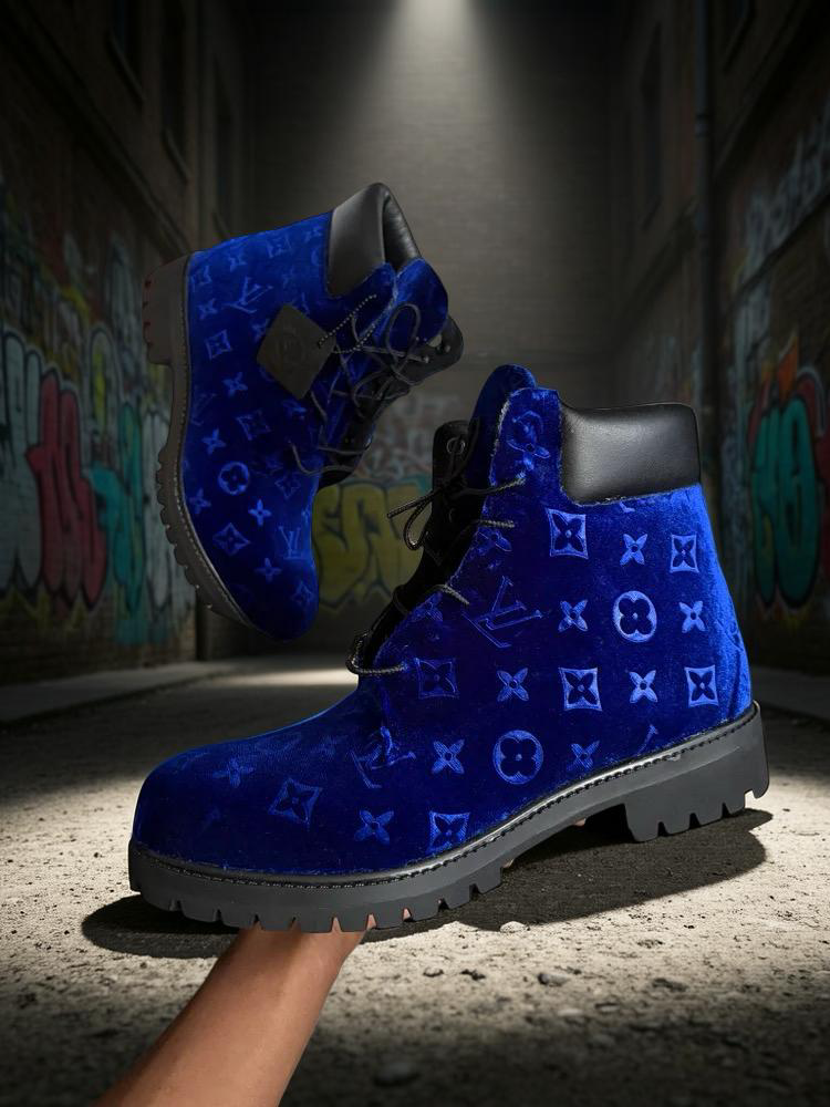 Nipsey Blue  Custom Timberlands