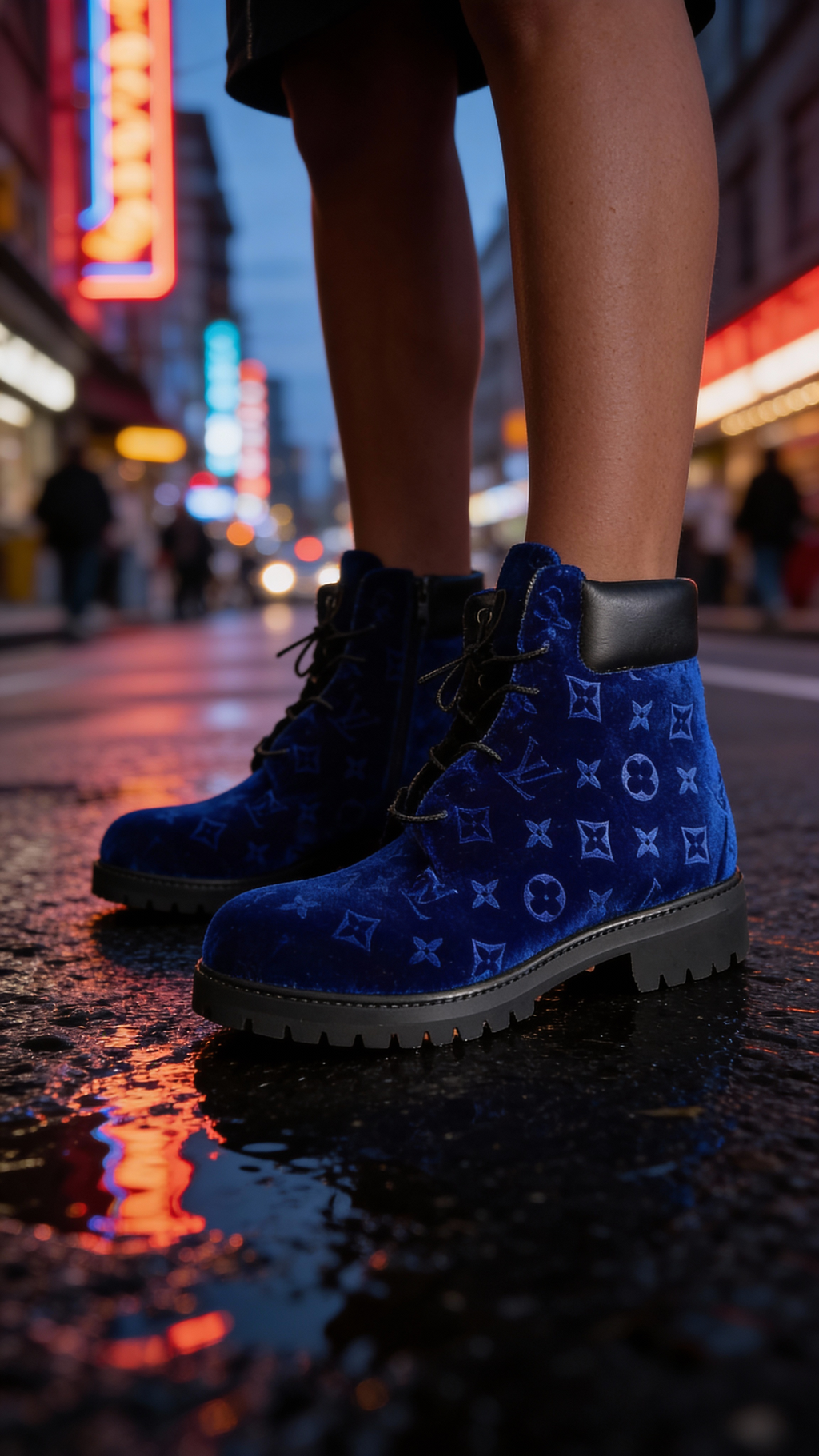Nipsey Blue  Custom Timberlands