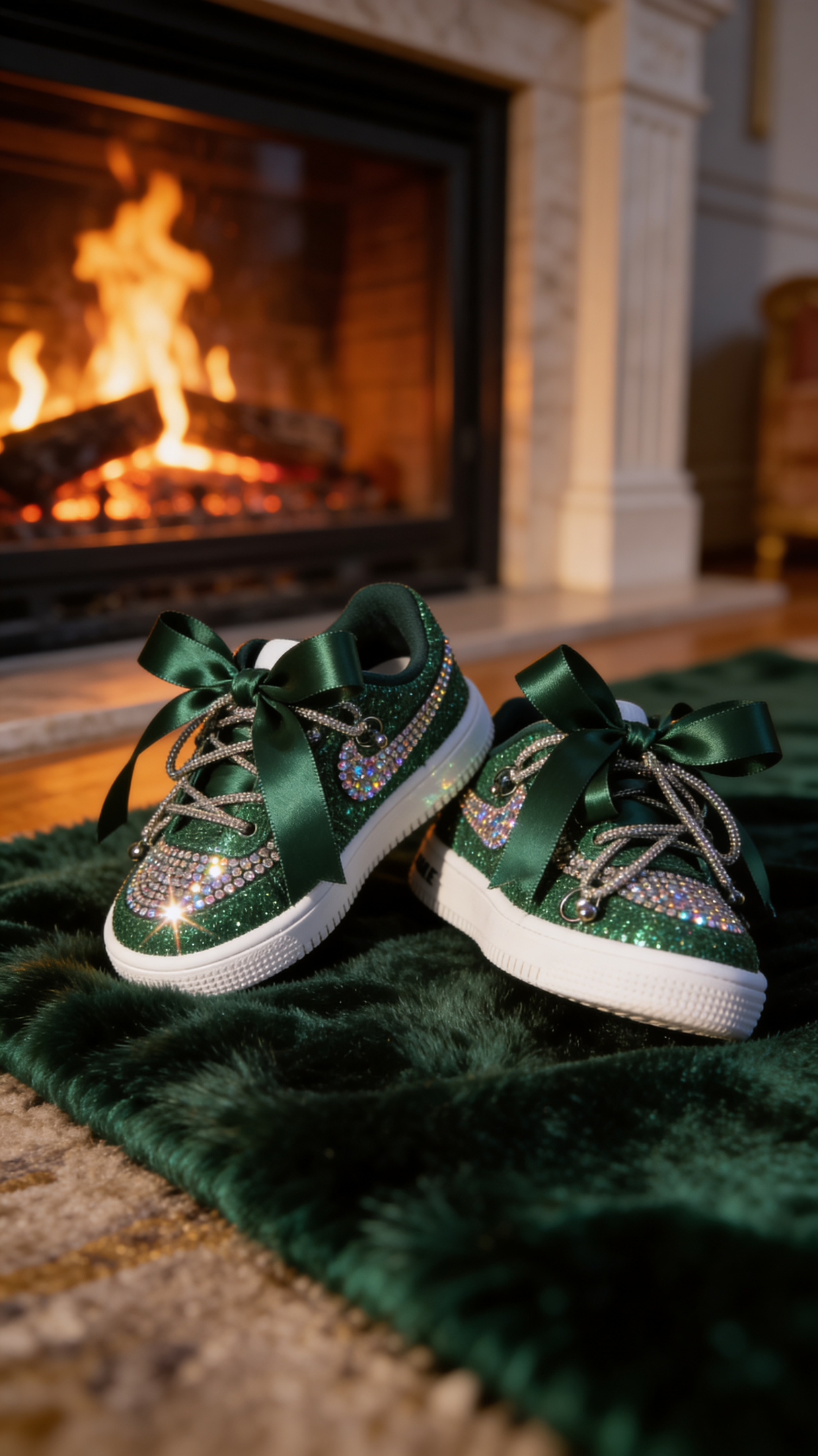 Rhinestone custom this is a toddler shoe only !!!