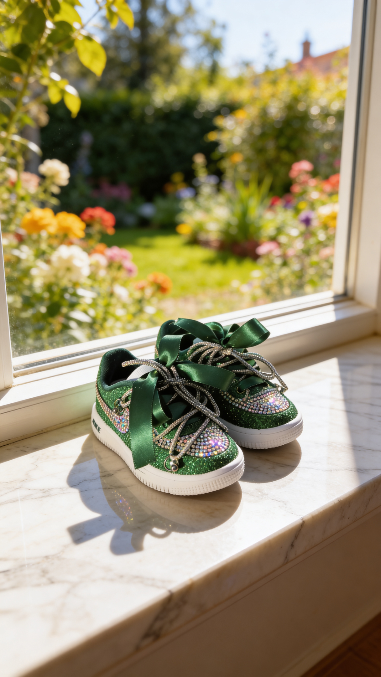 Rhinestone custom this is a toddler shoe only !!!