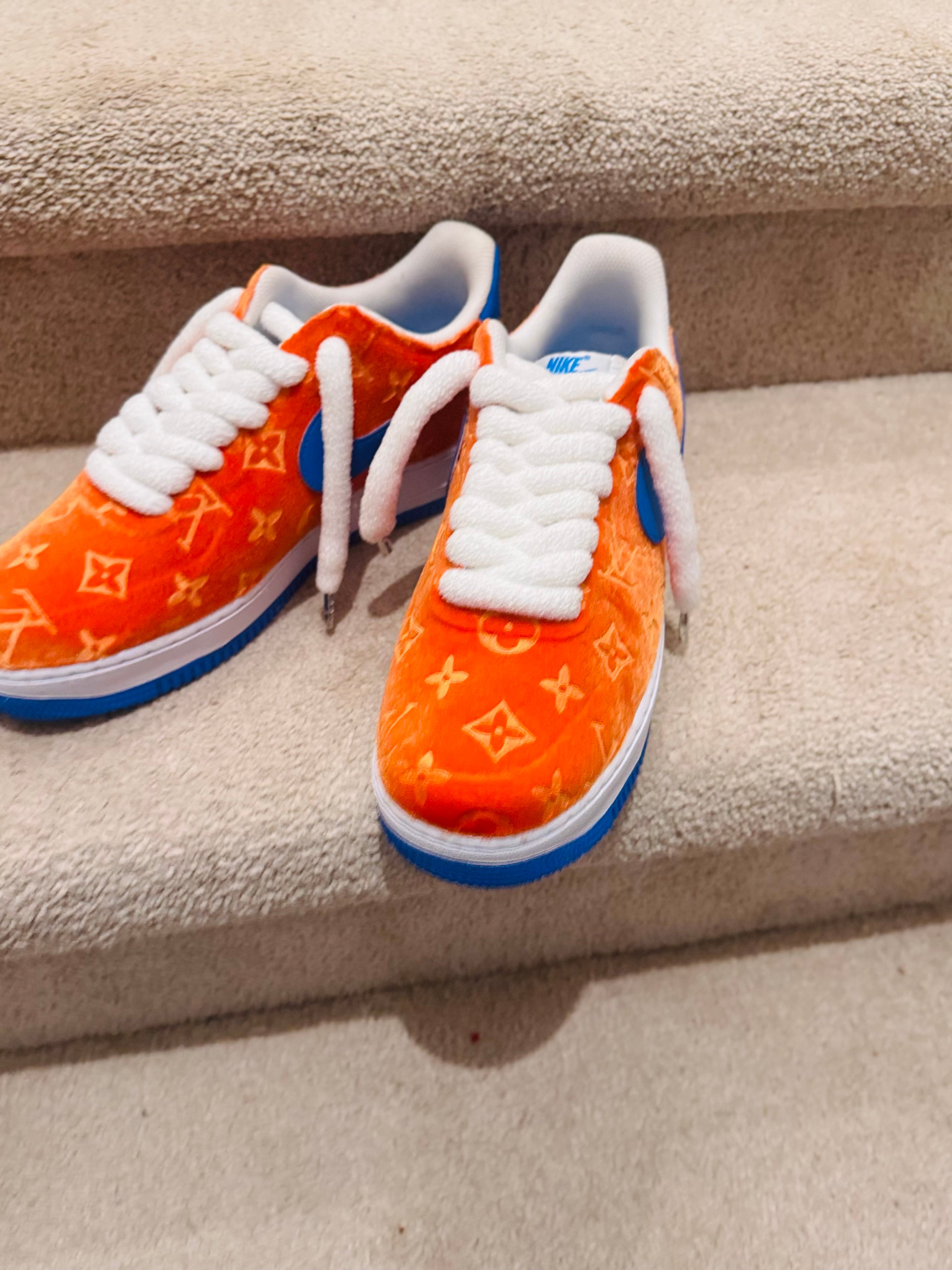 Orange and blue skies velvet CUSTOM AF1