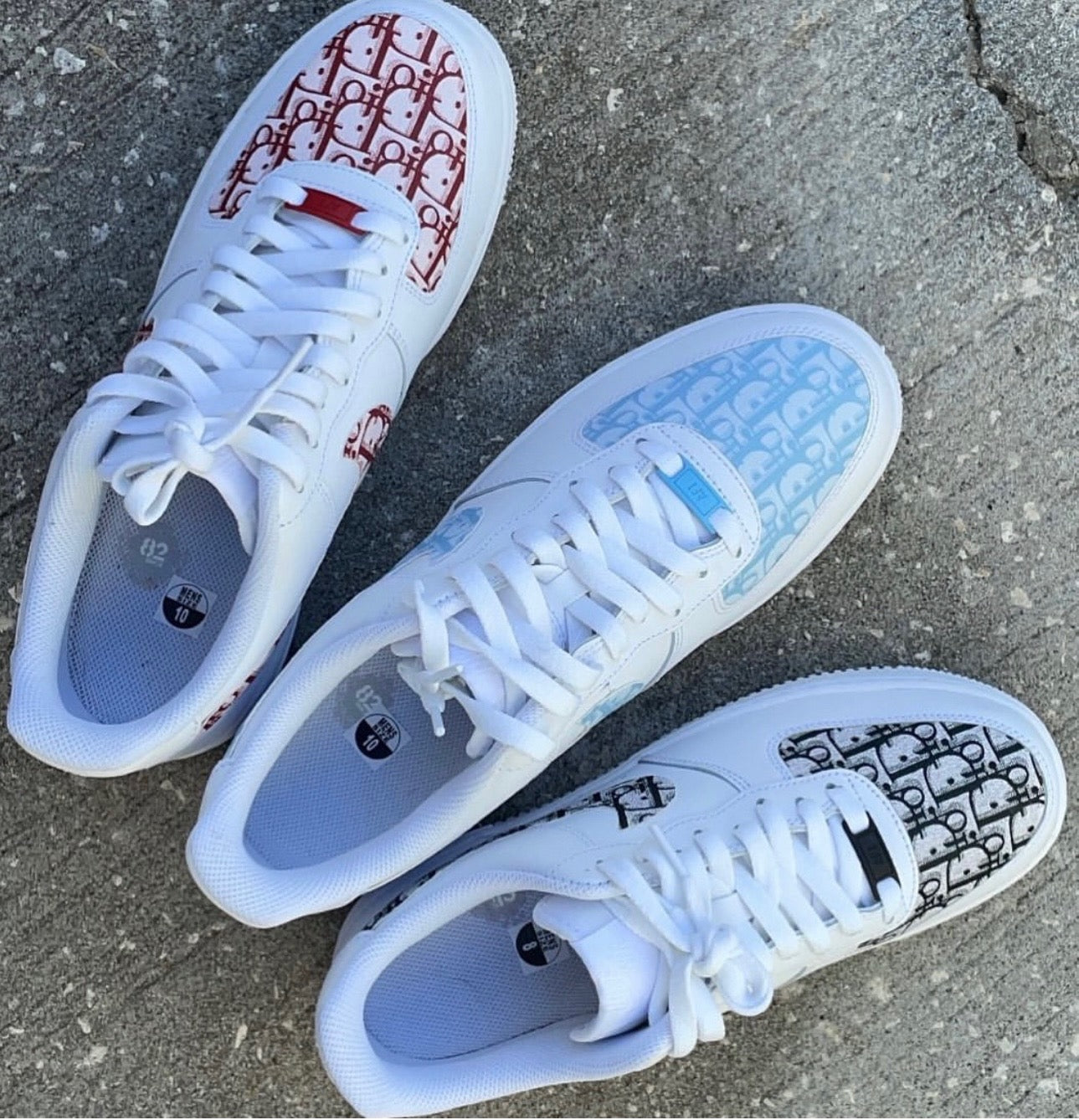 Light BLUE DIOR  Af1