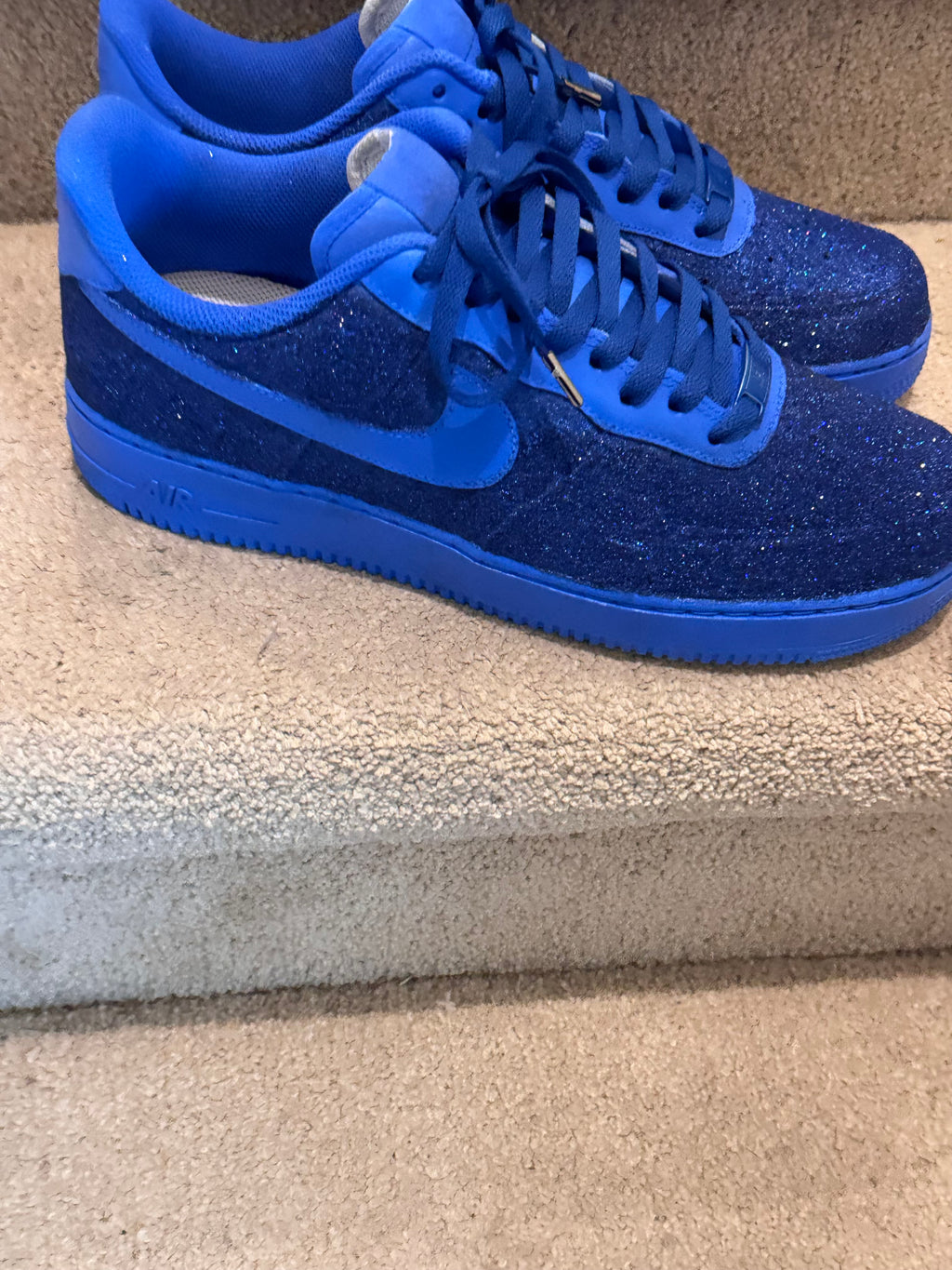 BLUE GLITTER  CUSTOM AF1