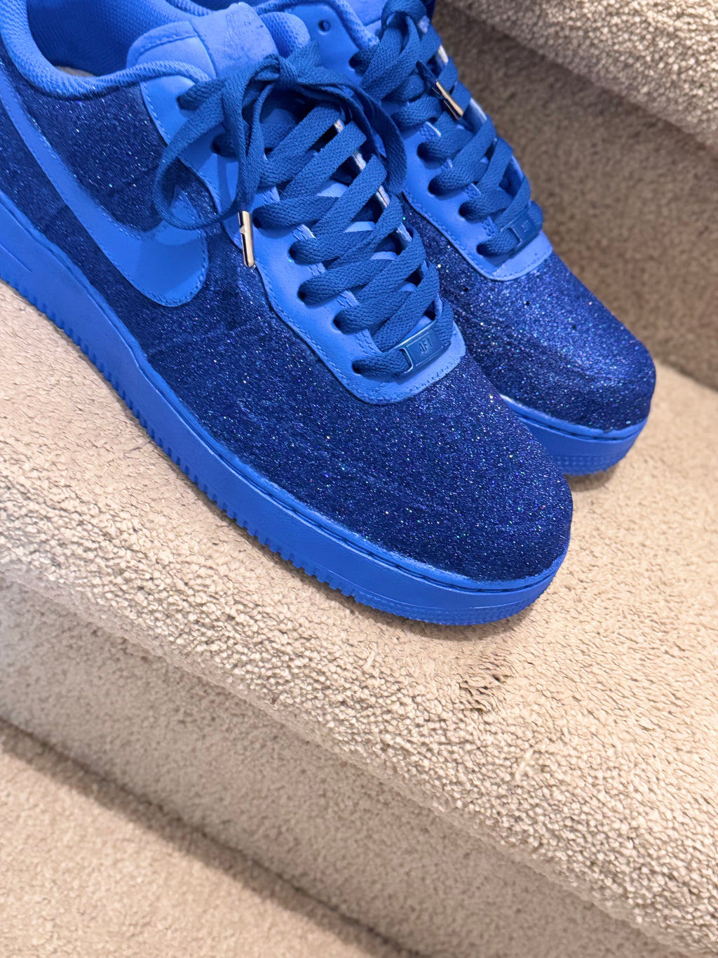 BLUE GLITTER  CUSTOM AF1