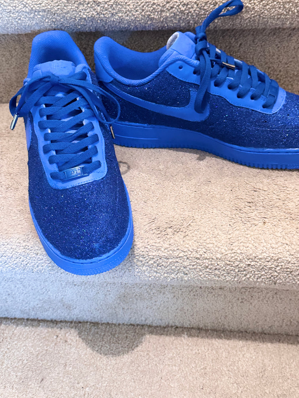 BLUE GLITTER  CUSTOM AF1