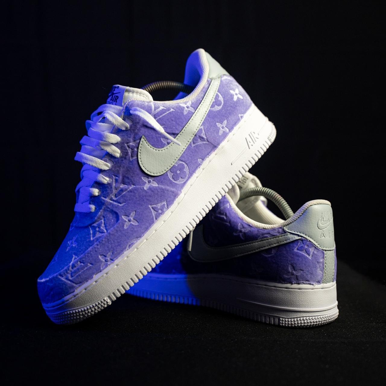 Purple Rain velvet AF1