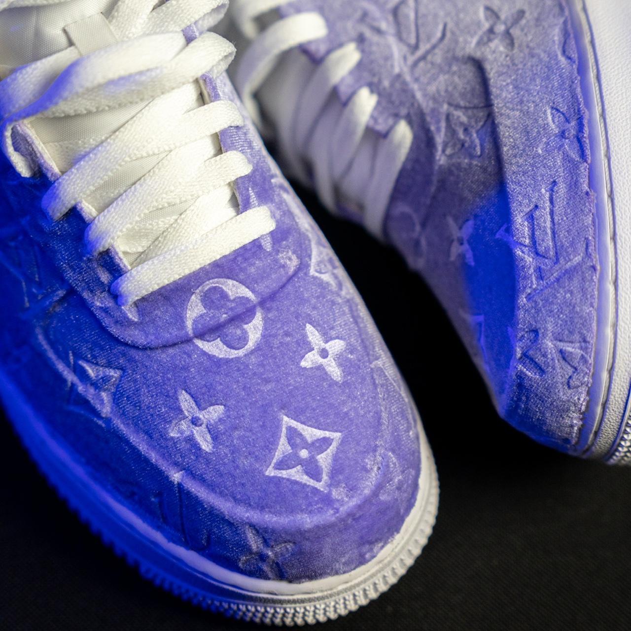 Purple Rain velvet AF1