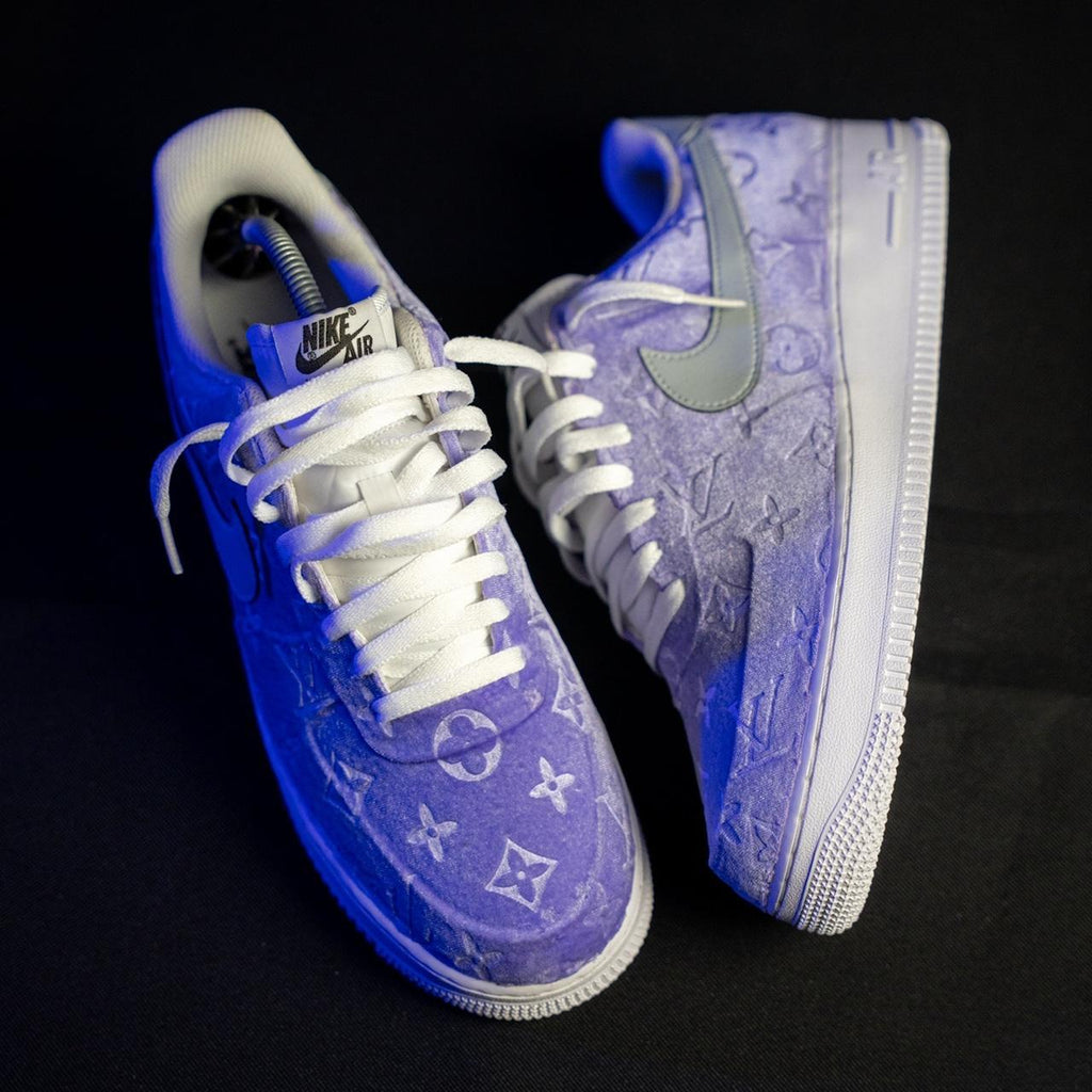 Purple Rain velvet AF1