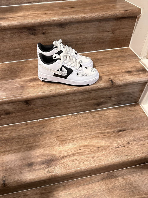 Black & White  AF1 M - MQ Customs