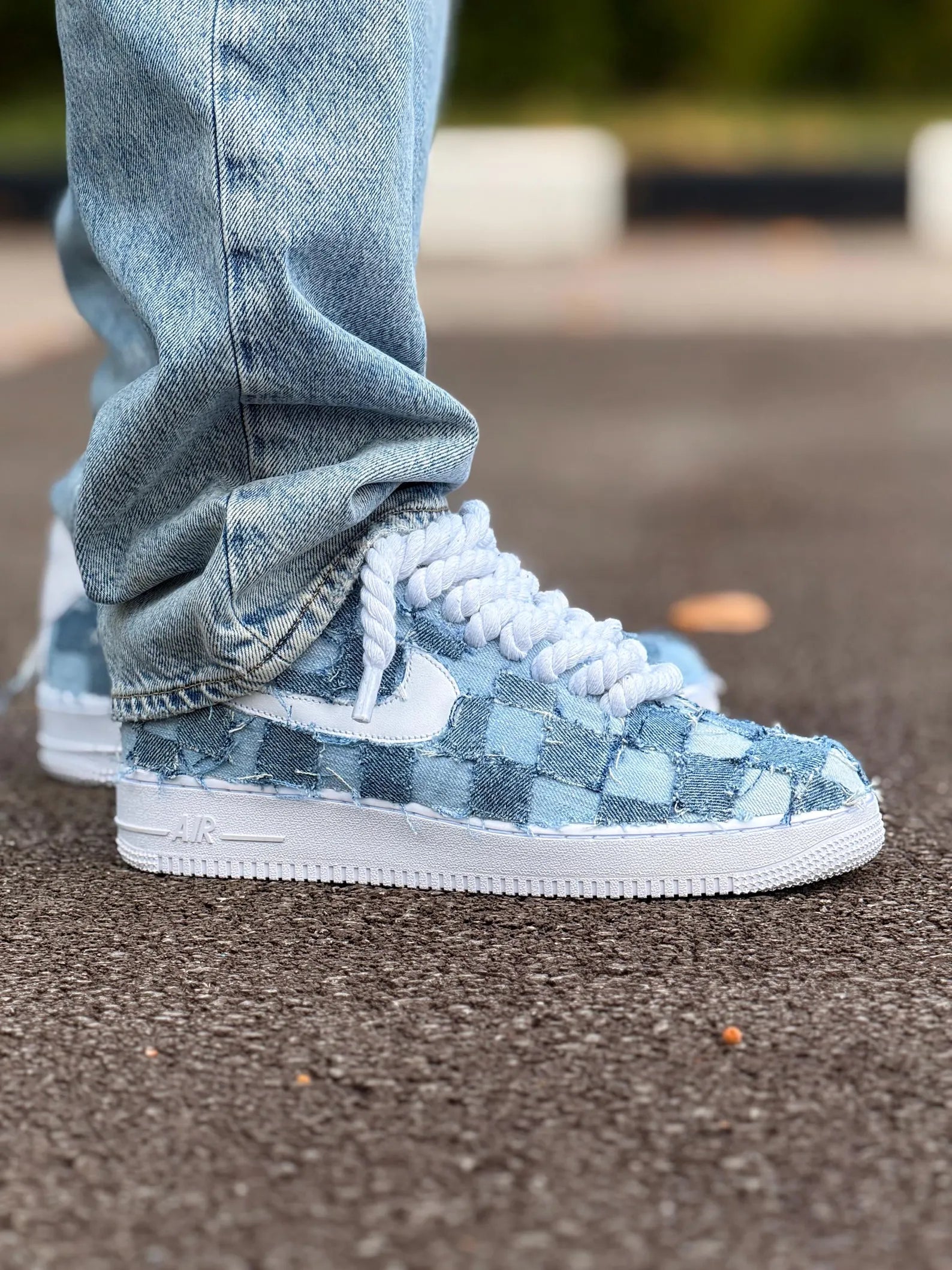 DENIM DISTRESS AF1