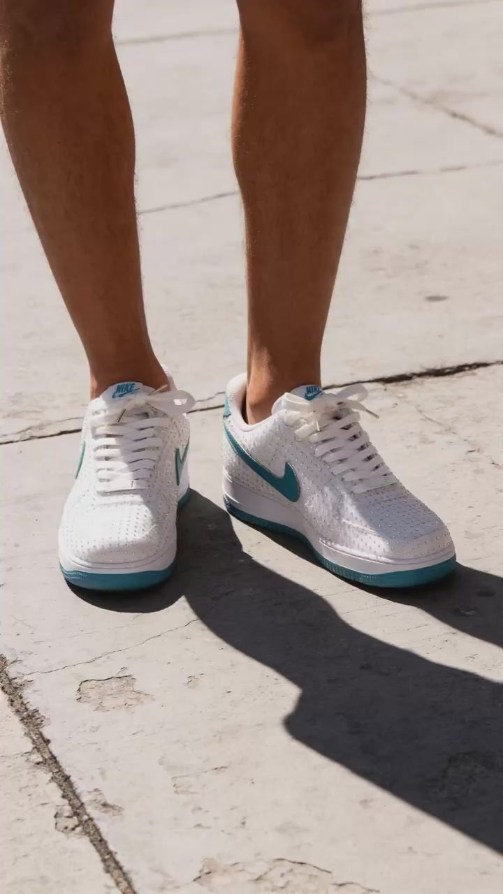 White Rhinestone af1